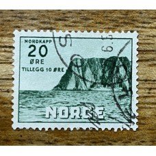 NORUEGA 1953 Yv. 345 ESTAMPILLA USADA 14 EUROS